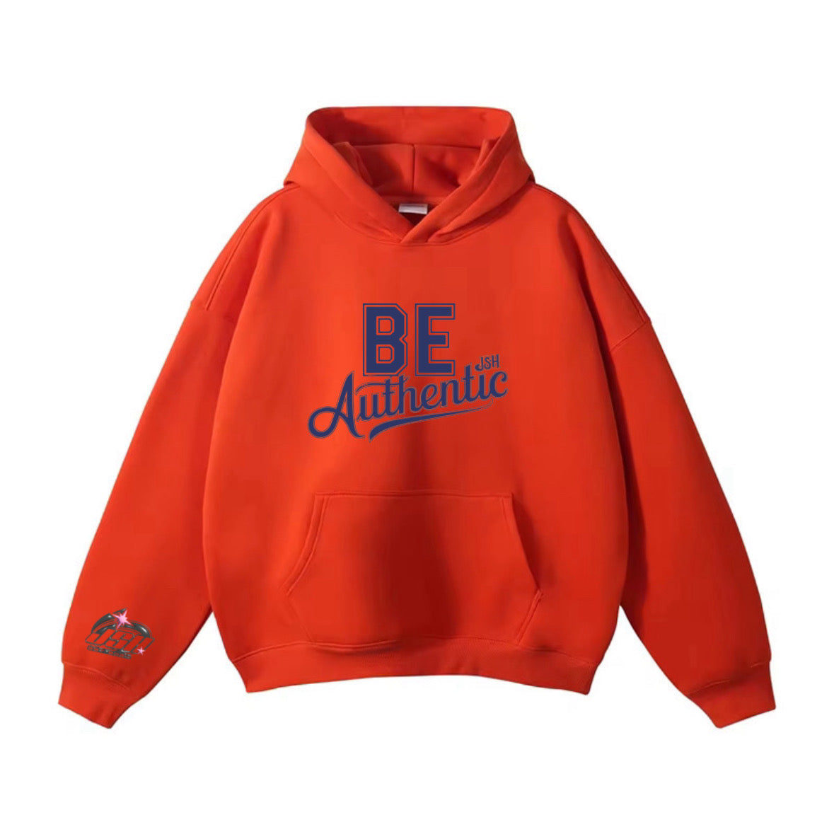 Poppin Orange “Be Authentic” Hoodie